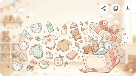 2026 첫만남 이용권 - 아기 용품 선물 상자