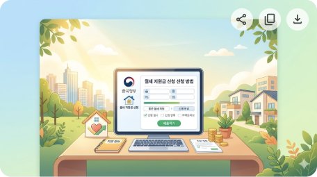 청년 월세 지원금 신청 방법